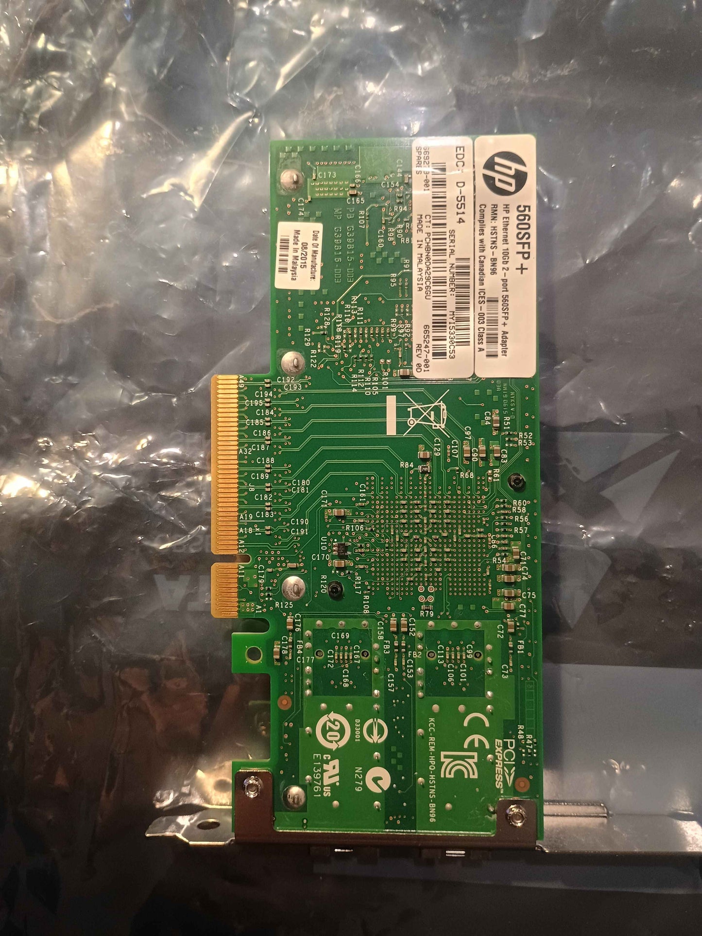 HP Dual Port 10Gbps Network Adapter